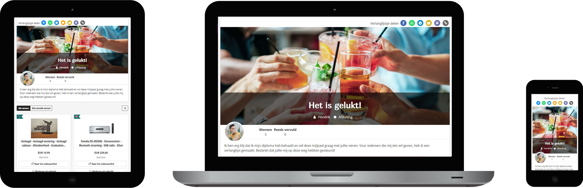 Voorbeeld ontwerp - Wensenlijst - Afstuderen
