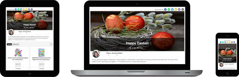 Example design - Wish list - Easter