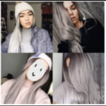 Peluca gris