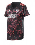 Camiseta De River Adidas Alternativa Mujer Negra