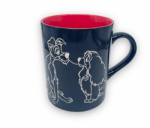 Taza cer&aacute;mica La Dama y el Vagabundo