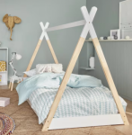 Letto tipi per bambini 90x190cm pino bianco naturale