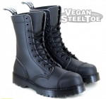 VST 10 Eyelet Boot Black