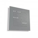 QLOCKTWO EARTH 45 GREY PEPPER - A NEW SENSE OF TIME