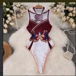 Pijama De Mujer Con Cuello En O Sin Mangas Y Estampado De Dibujos Animados Con Estampado De Dibujos