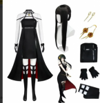 Disfraz De Juego De Rol De Anime Spy Play House, Vestido De Mujer, Peluca,