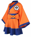 Dragon Ball Son Goku Kimono Lolita Traje Cosplay Para Mujer