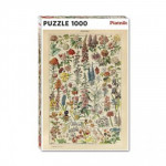 Puzzle 1000 pi&egrave;ces Piatnik Fleurs Millot