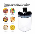 Set de 7 Contenedores Herm&eacute;ticos de Cocina