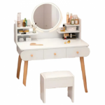 Tocador con espejo y luz