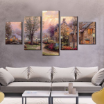 Cuadro decorativo 5 piezas sin marco de 30*40*2 30*60*2 30*80*1