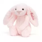 pesonolised pink bunny jellycat 