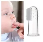 CEPILLO DE DIENTES EN SILICONA + PA&Ntilde;ALES DE TELA EN ALGODON 