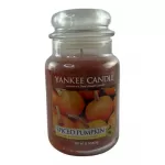 Yankee Candle Spiced Pumpkin 22 OZ Candle with Jar