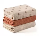 3 piezas de mantas de muselina de colores m&uacute;ltiples para envolver a beb&eacute;s