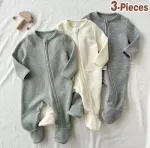 Conjunto de 3 piezas para beb&eacute; reci&eacute;n nacido ni&ntilde;o/ni&ntilde;a