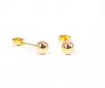 Aretes Bombita Tic Oro 18K