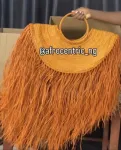 Straw Bag (Orange)